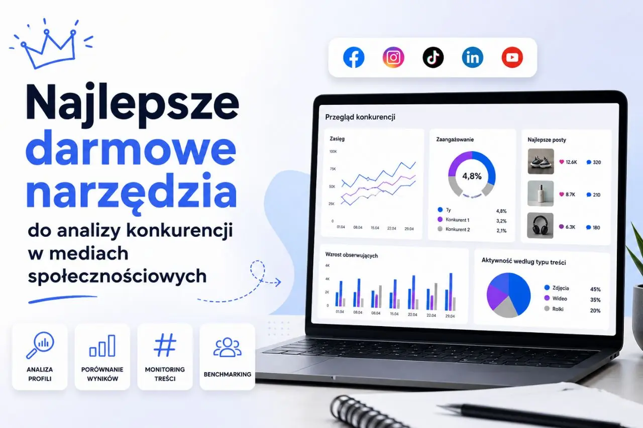 Najlepsze darmowe narzędzia do analizy konkurencji w mediach społecznościowych